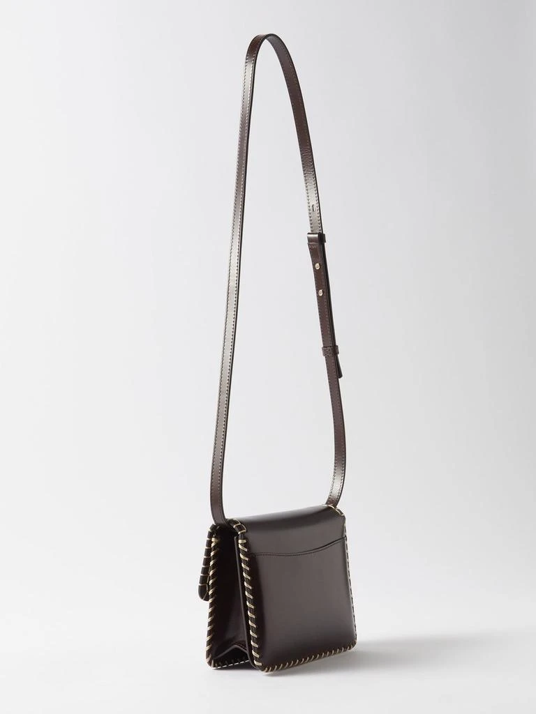 商品Chloé|Kattie blanket-stitched leather shoulder bag,价格¥11478,第4张图片详细描述