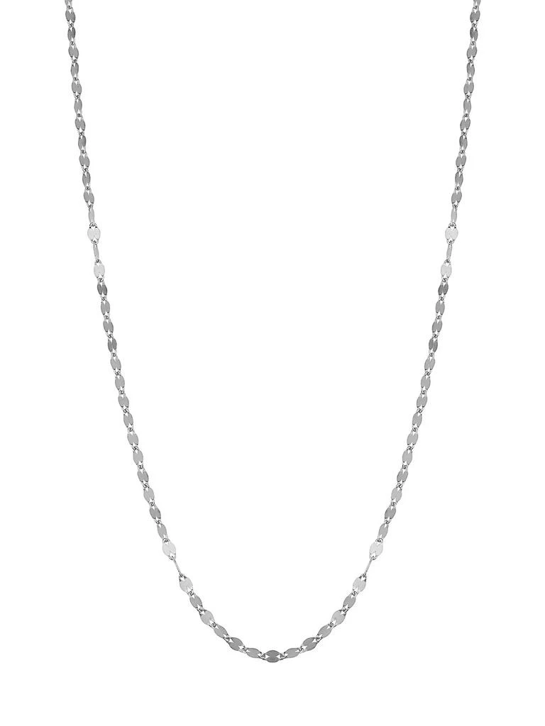 商品Oradina|14K White Solid Gold Cabaret Chain Necklace,价格¥1178,第1张图片