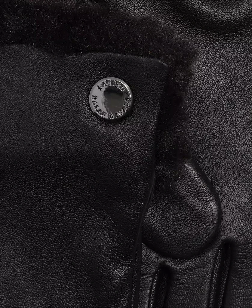 商品Ralph Lauren|Women's Plush Lined Leather Gloves,价格¥741,第2张图片详细描述