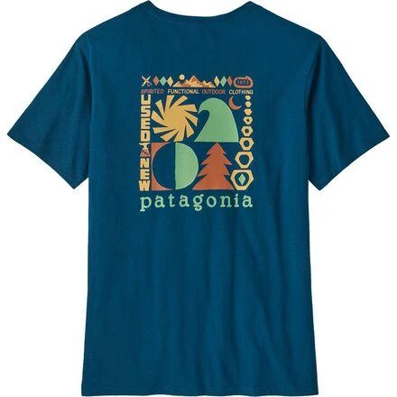 商品Patagonia|Spirited Seasons Organic T-Shirt - Men's,价格¥187,第3张图片详细描述