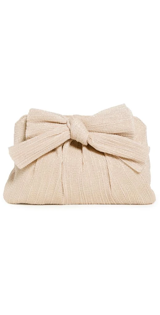商品Loeffler Randall|Loeffler Randall Rayne 蝴蝶结裥褶手拿包,价格¥917,第1张图片