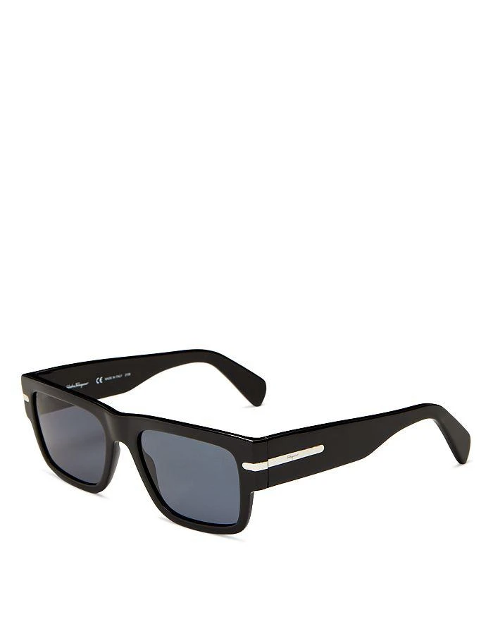 商品Salvatore Ferragamo|Men's Flat Top Sunglasses, 54mm,价格¥1782,第3张图片详细描述