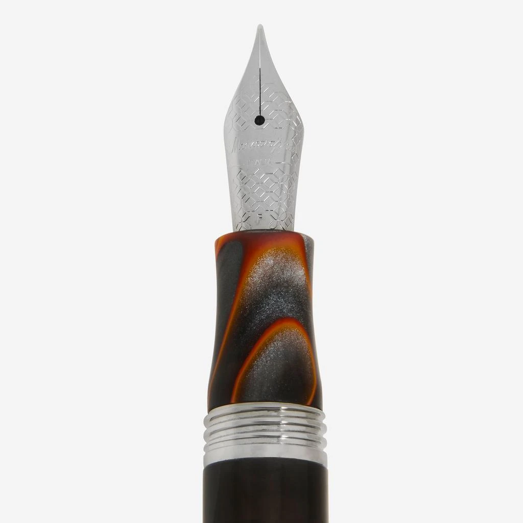 商品Montegrappa|Montegrappa Ducale Grey And Orange Fountain Pen (F) ISDUR2IT,价格¥1394,第3张图片详细描述