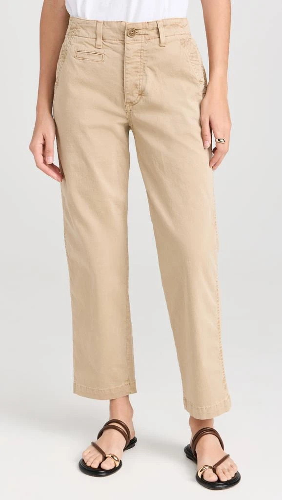 商品AMO|Lillian Crop Chino Trousers,价格¥876,第1张图片