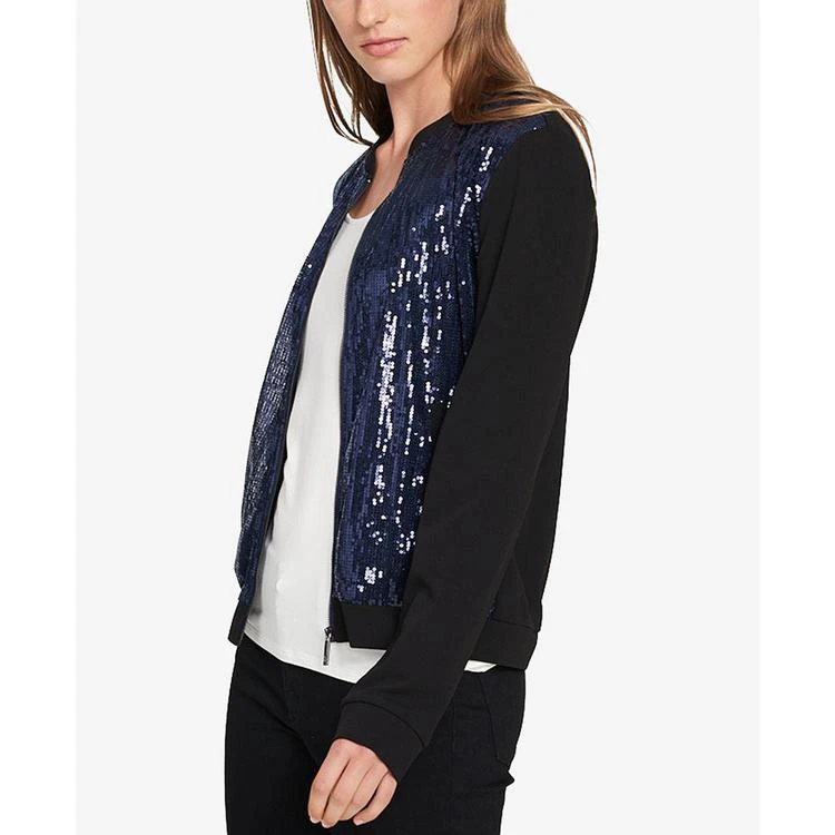 商品Tommy Hilfiger|Sequin-Front Bomber Jacket, Created for Macy's,价格¥378,第3张图片详细描述