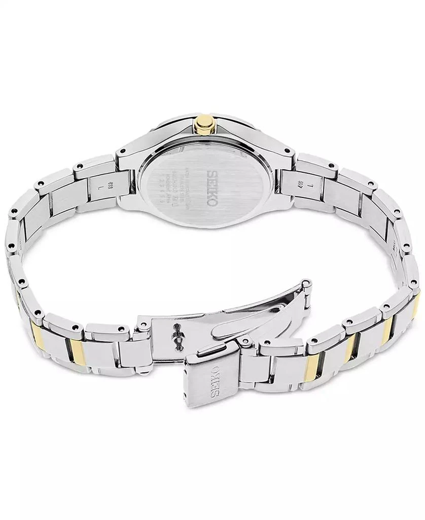 商品Seiko|Women's Essential Two Tone Stainless Steel Bracelet Watch 27mm,价格¥1518,第3张图片详细描述