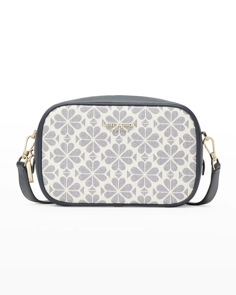 商品Kate Spade|medium spade flower canvas camera crossbody bag,价格¥556,第1张图片