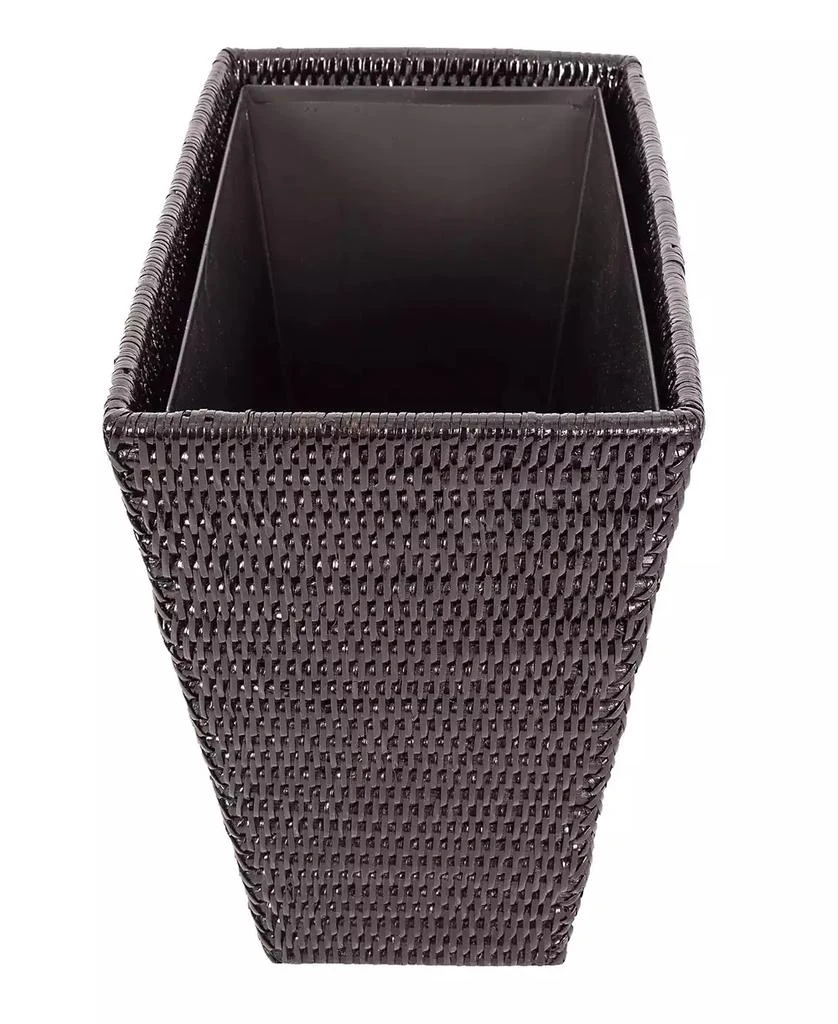商品Artifacts Trading Company|Rattan Rectangular Tapered Waste Basket with Metal Liner,价格¥390,第1张图片