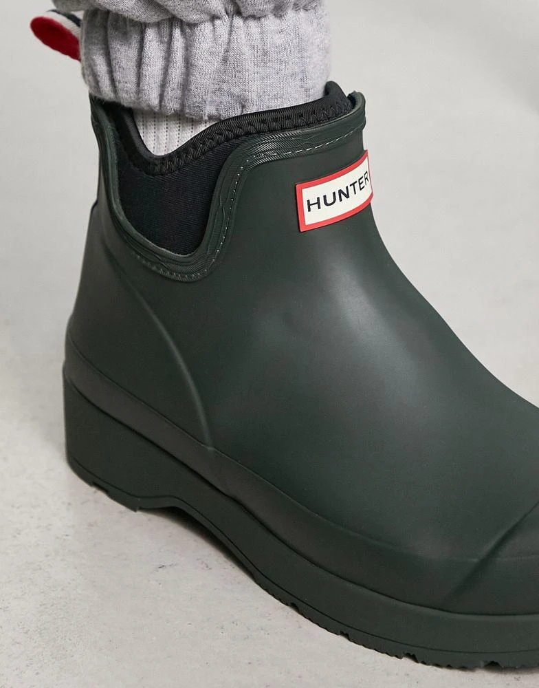 商品Hunter|Hunter play chelsea neoprene boots in navy,价格¥821,第2张图片详细描述