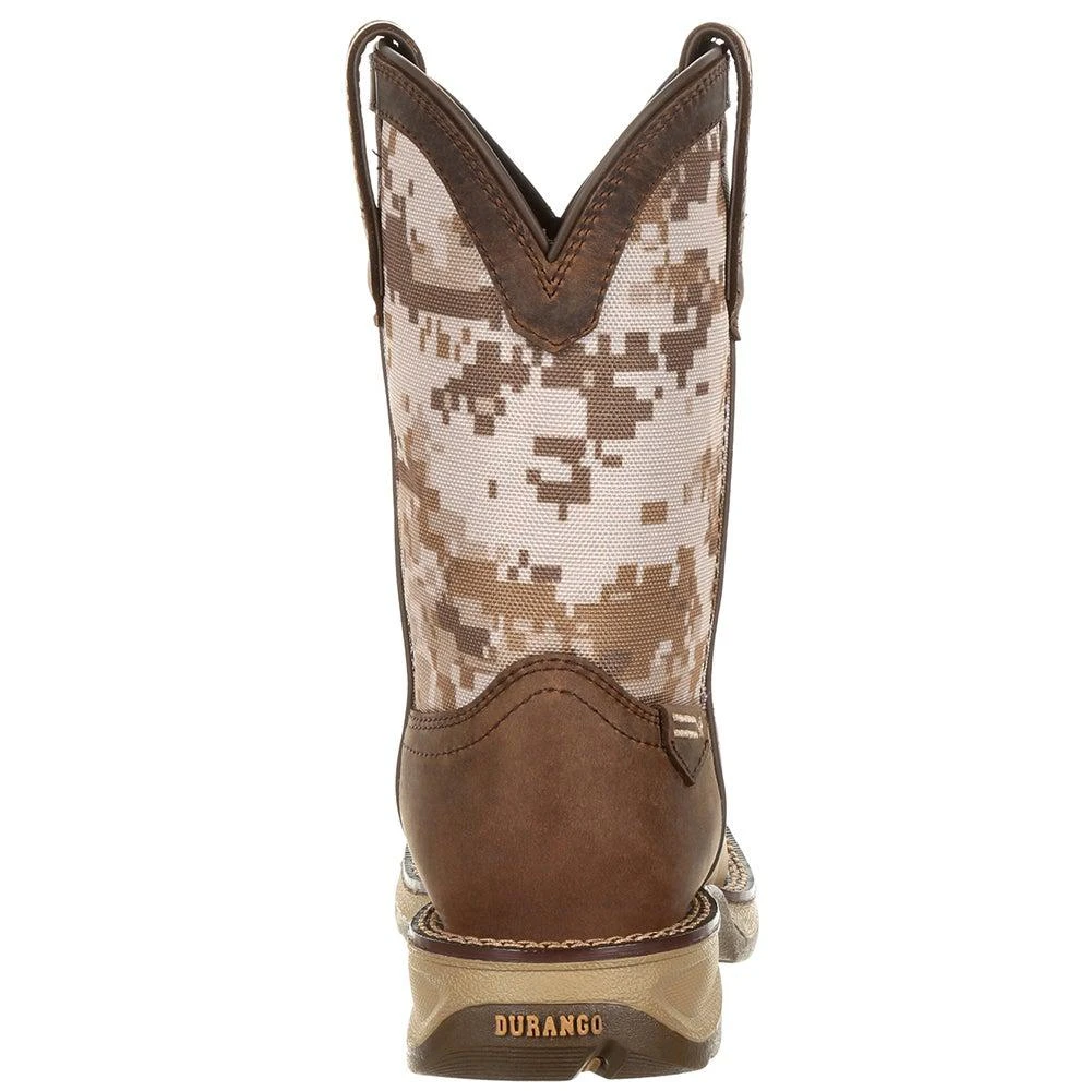 商品Durango|Lil' Rebel Durango Desert Camo Square Toe Wellington Boot (Toddler-Big Kid),价格¥749,第3张图片详细描述