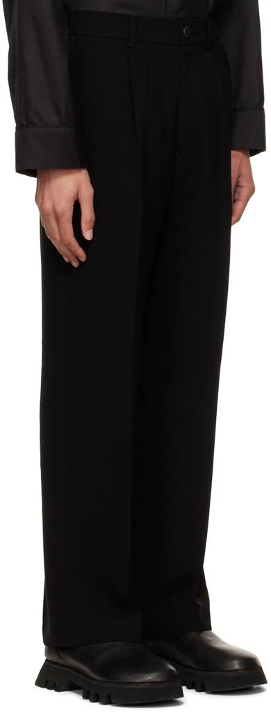 商品n.hoolywood|Black Tapered Easy Trousers,价格¥1775,第2张图片详细描述