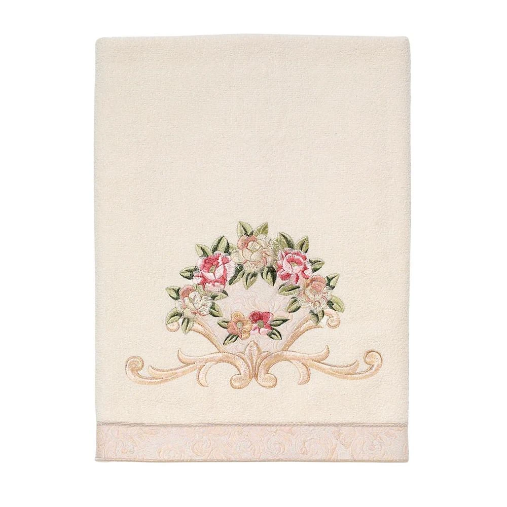 商品Avanti|Rosefan Embroidered Cotton Bath Towel, 25" x 50",价格¥181,第1张图片