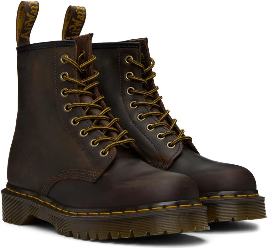 商品Dr. Martens|Brown 1460 Bex Platform Boots,价格¥884,第4张图片详细描述