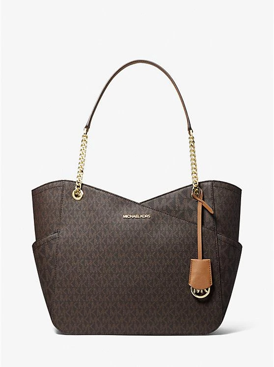 商品Michael Kors|Jet Set Large Logo Shoulder Bag,价格¥714,第1张图片