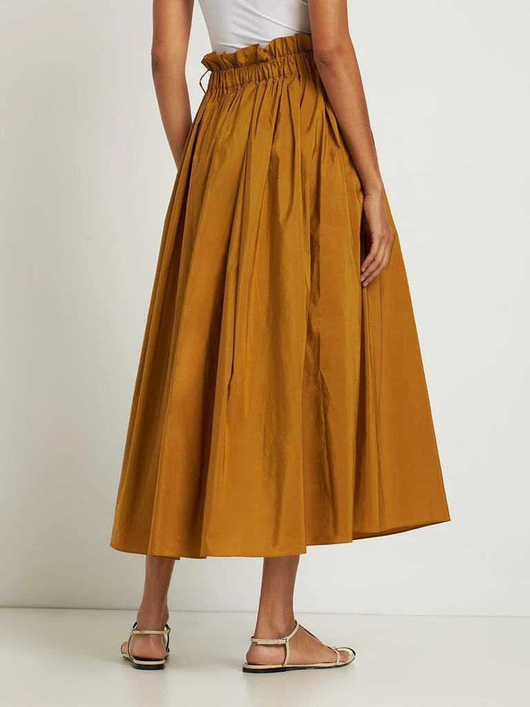 商品Weekend Max Mara|Ring Cotton Blend Taffeta Midi Skirt,价格¥1955,第2张图片详细描述