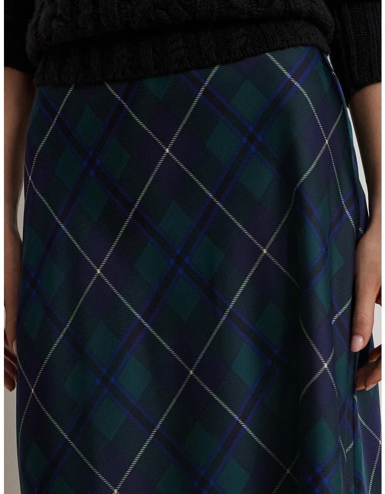 商品Ralph Lauren|Plaid Satin Charmeuse Skirt,价格¥876,第5张图片详细描述