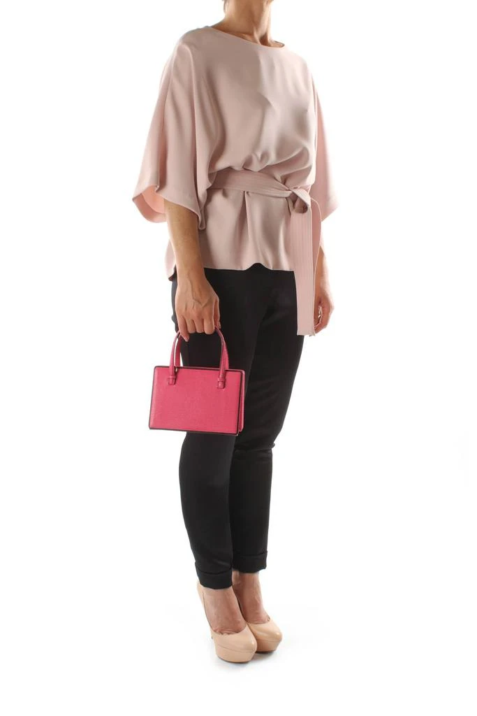 商品Loewe|Handbags Lizard Leather Fuchsia,价格¥7637,第4张图片详细描述