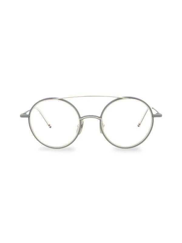 商品Thom Browne|53MM Round Aviator Eyeglasses,价格¥2470,第1张图片