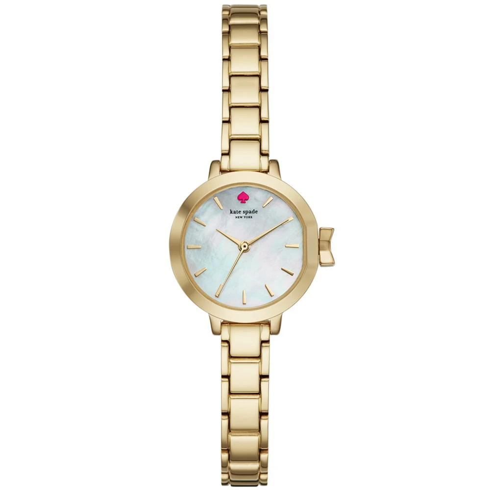 商品Kate Spade|Women's Park Row Gold-Tone Stainless Steel Bracelet Watch 24mm KSW1361,价格¥673,第1张图片