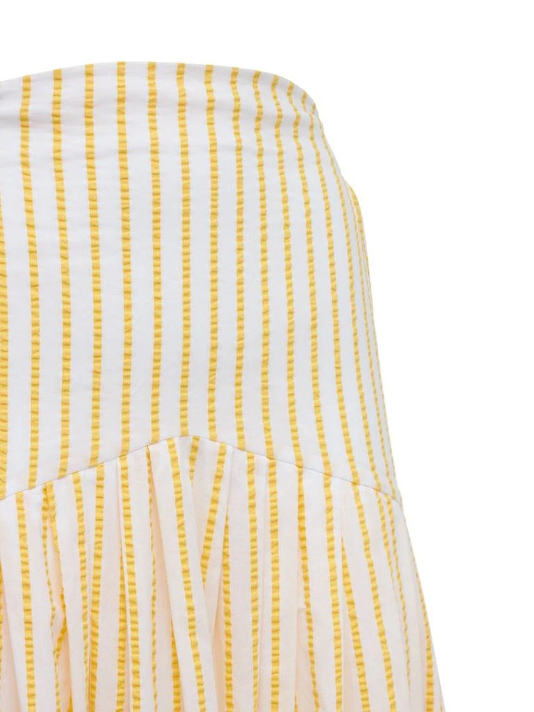 商品Rosie Assoulin|Ulle Cotton Poplin Striped Midi Skirt,价格¥1656,第3张图片详细描述