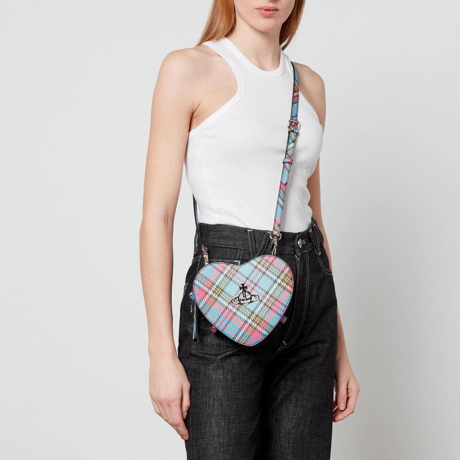 商品Vivienne Westwood|Vivienne Westwood Louise Heart Printed Shoulder Bag,价格¥3505,第2张图片详细描述