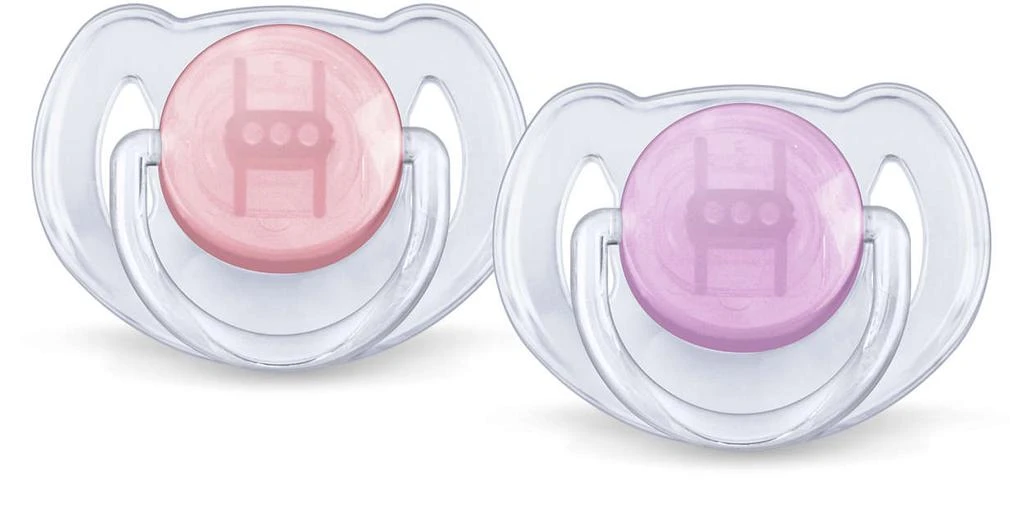 商品Philips|Philips飞利浦经典款奶嘴 半透明粉色和紫色,价格¥78,第1张图片