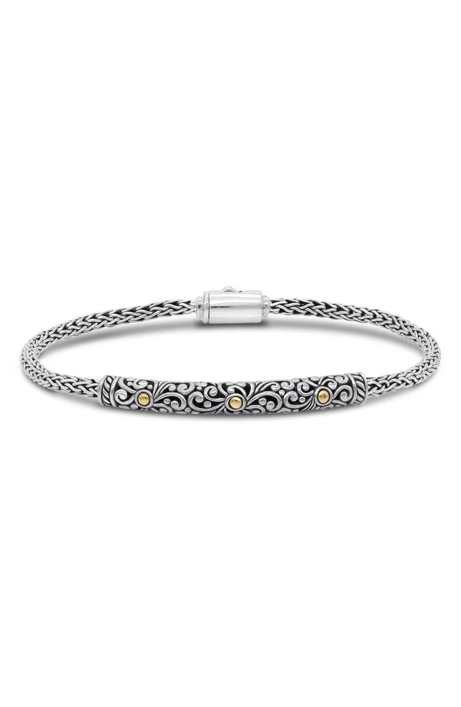 商品DEVATA|Sterling Silver with 18K Gold Accents Chain Bracelet,价格¥675,第1张图片