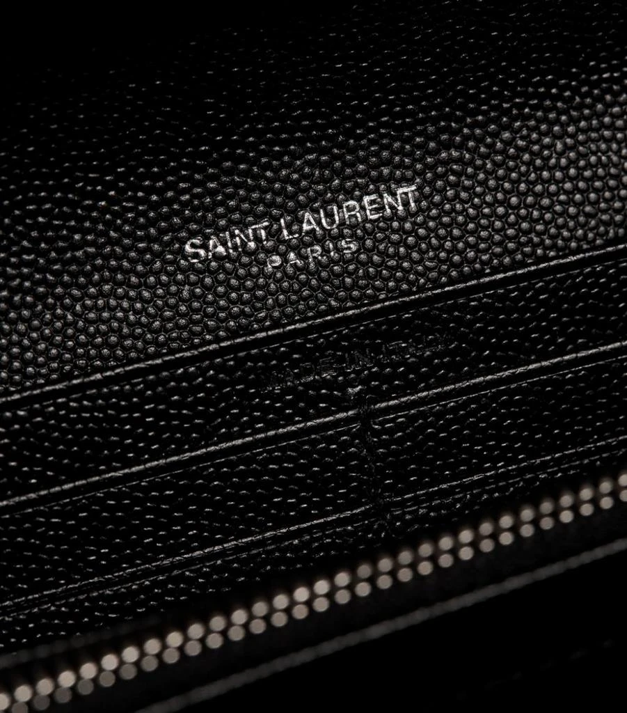 商品Yves Saint Laurent|Monogram Saint Laurent Matelassé Large Flap Wallet,价格¥6065,第5张图片详细描述