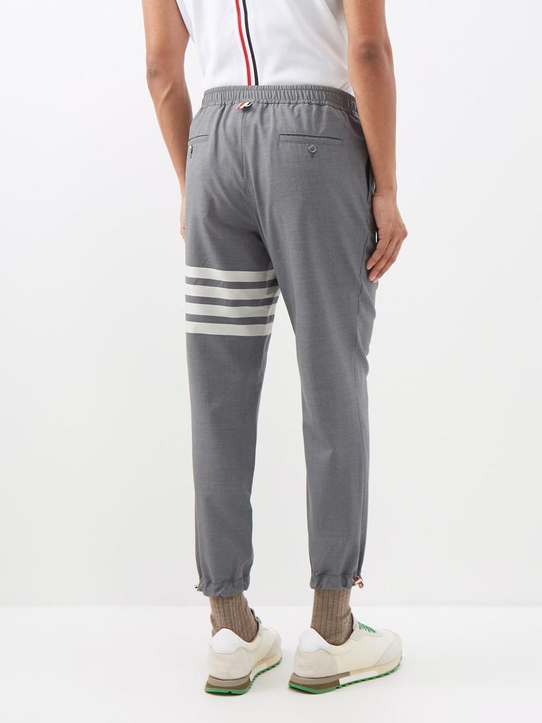 商品Thom Browne|Four-bar drawstring wool track pants,价格¥9231,第7张图片详细描述