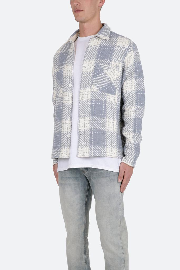 Classic Flannel Shirt - Blue/White商品第4张图片规格展示