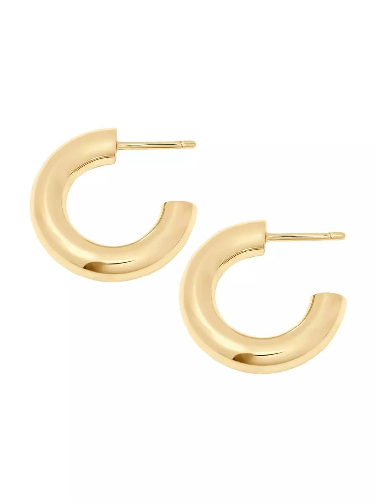 商品brook & york|Rina 14K-Gold Vermeil Hoop Earrings,价格¥735,第3张图片详细描述