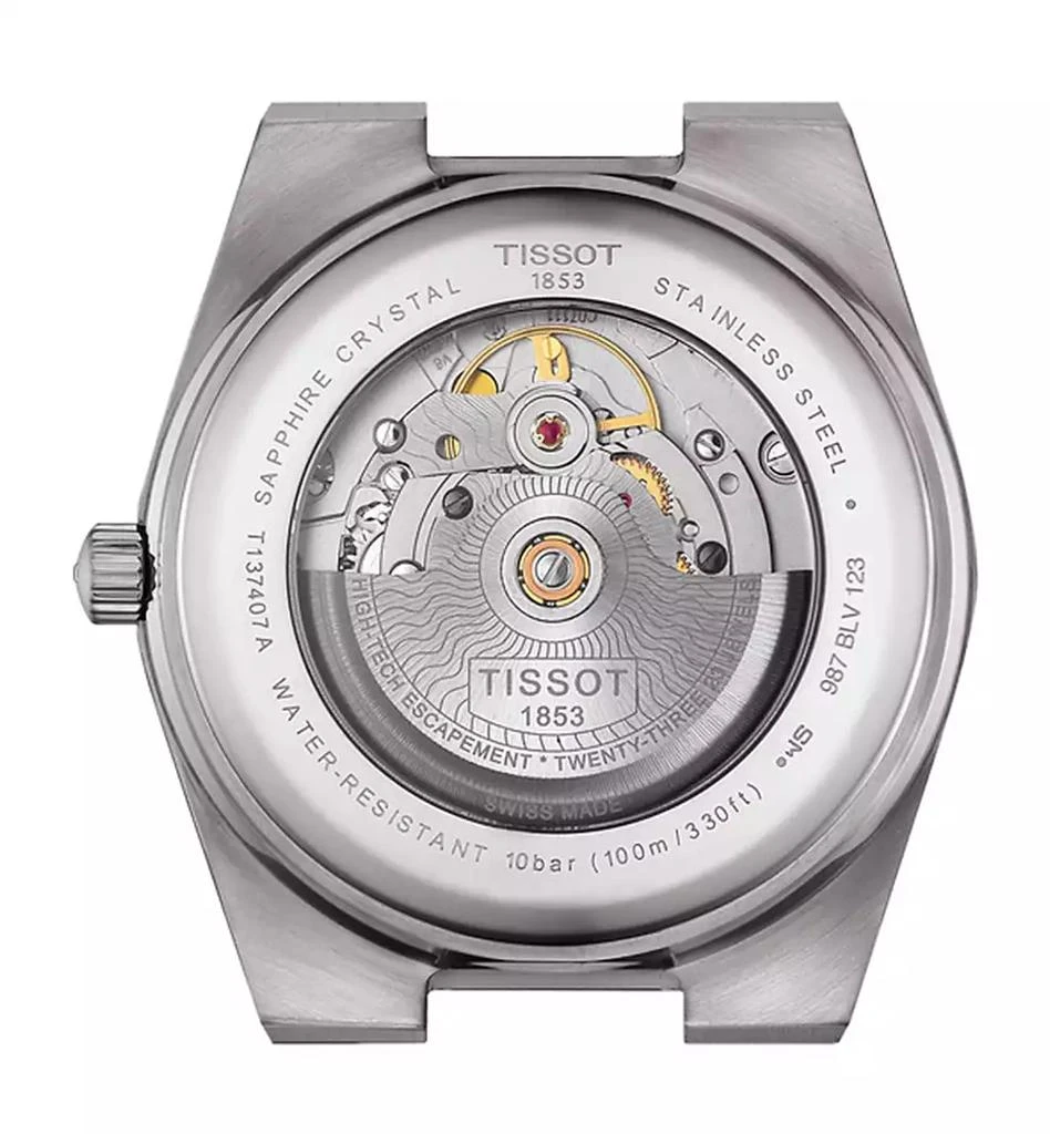 商品Tissot|Men's Swiss Automatic PRX Powermatic 80 Stainless Steel Bracelet Watch 40mm,价格¥5511,第3张图片详细描述