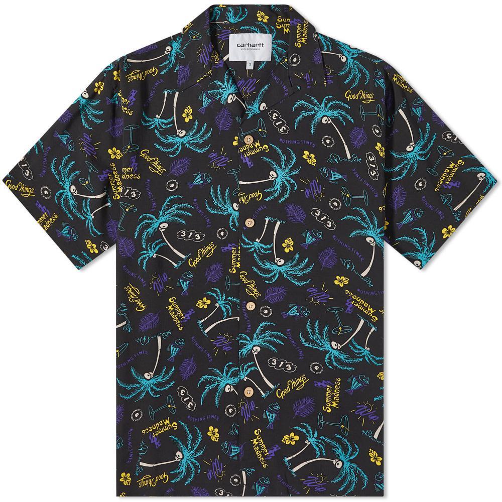 商品Carhartt|Carhartt WIP Short Sleeve Mirage Shirt,价格¥1078,第1张图片