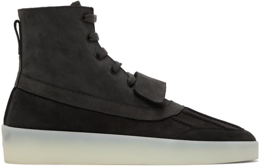 商品Fear of god|Black & Grey Duck Boots,价格¥5125,第1张图片