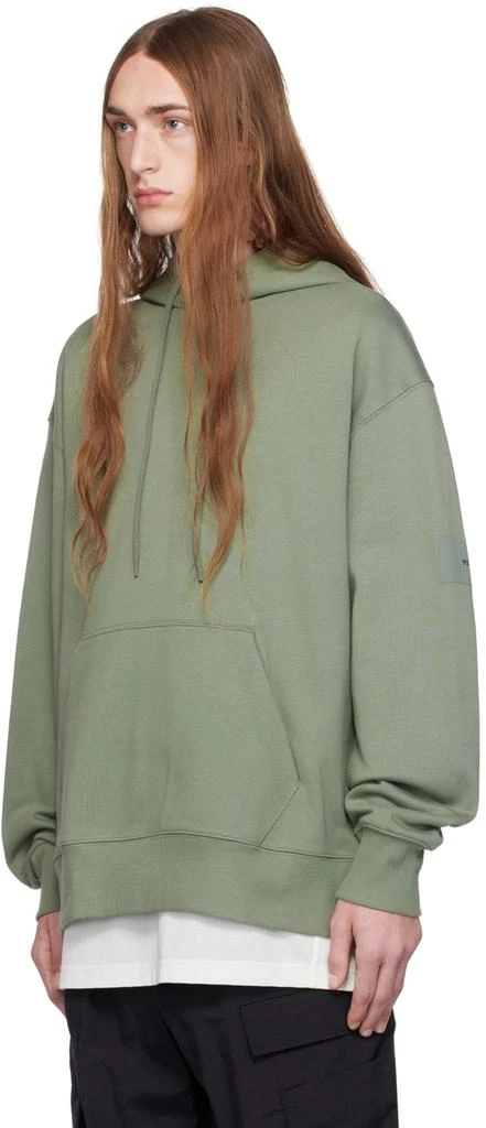 商品Y-3|Green Drawstring Hoodie,价格¥1114,第4张图片详细描述