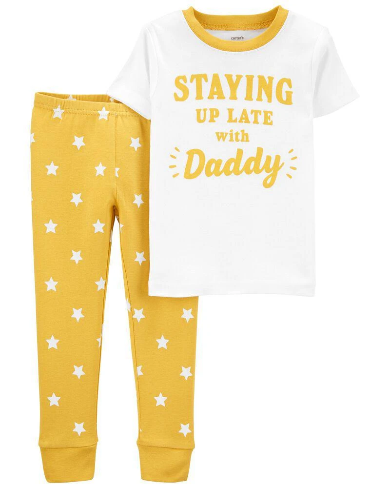 商品Carter's|2-Piece Daddy 100% Snug Fit Cotton PJs,价格¥89,第1张图片