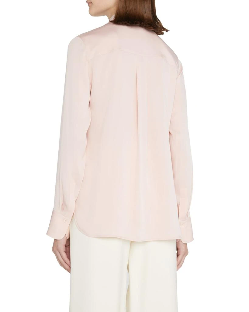 商品Vince|Slim Fitted Stretch-Silk Blouse,价格¥2284,第4张图片详细描述