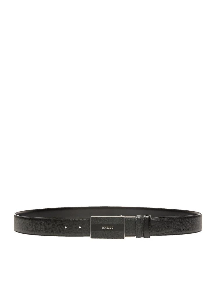 商品Bally|NEW Bally Oliver Men's 6232310 Black Leather 110cm Belt MSRP,价格¥1372,第1张图片