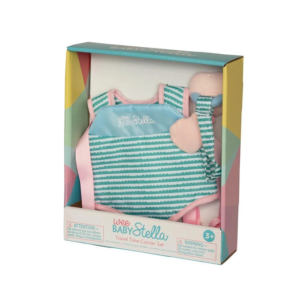 商品Manhattan Toy Company|Wee Baby Stella Travel Time Carrier Soft Baby Doll Accessory Set, 3 Piece,价格¥119,第2张图片详细描述