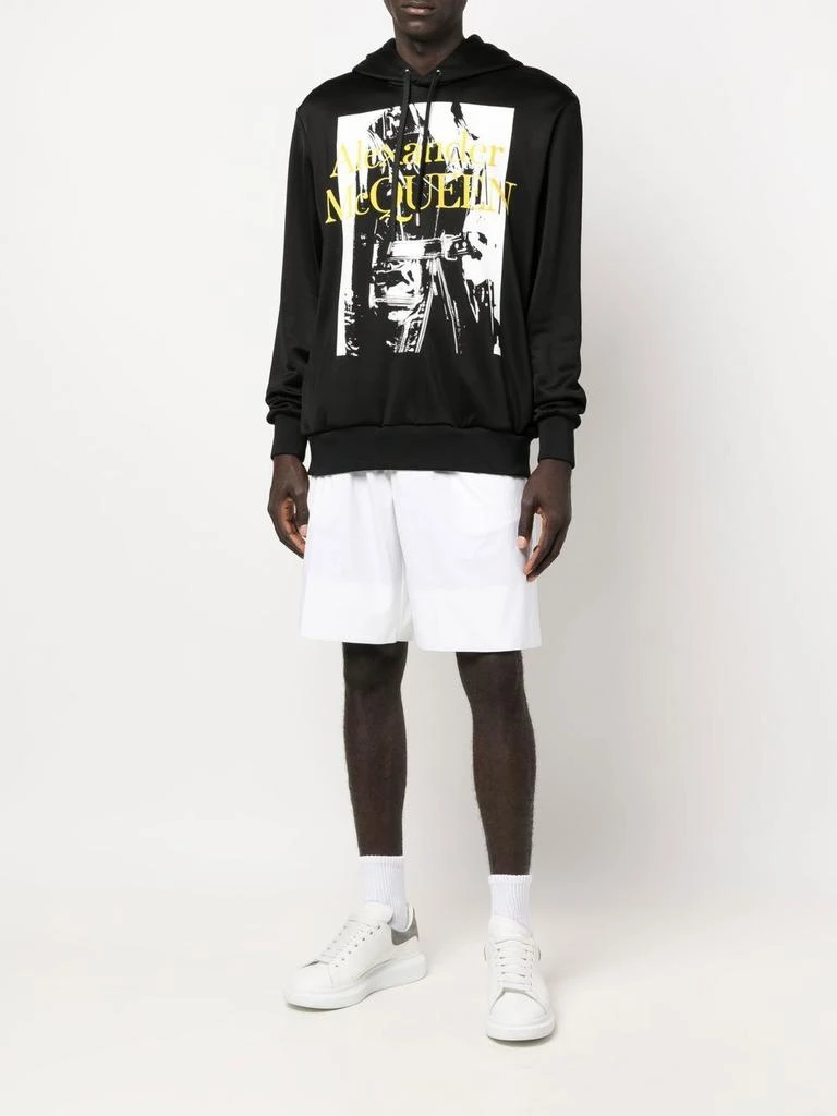 商品Alexander McQueen|Loopback atelier print hooded sweatshirt,价格¥2990,第2张图片详细描述