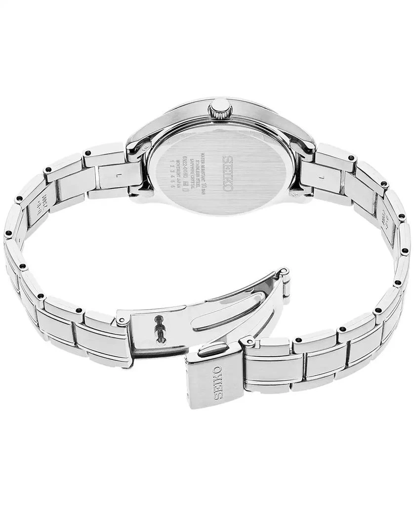 商品Seiko|Women's Essential Stainless Steel Bracelet Watch 30mm,价格¥1344,第3张图片详细描述