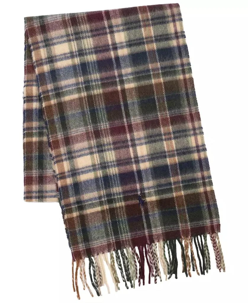 商品Ralph Lauren|Men's Cashmere Blend Plaid Scarf,价格¥569,第1张图片