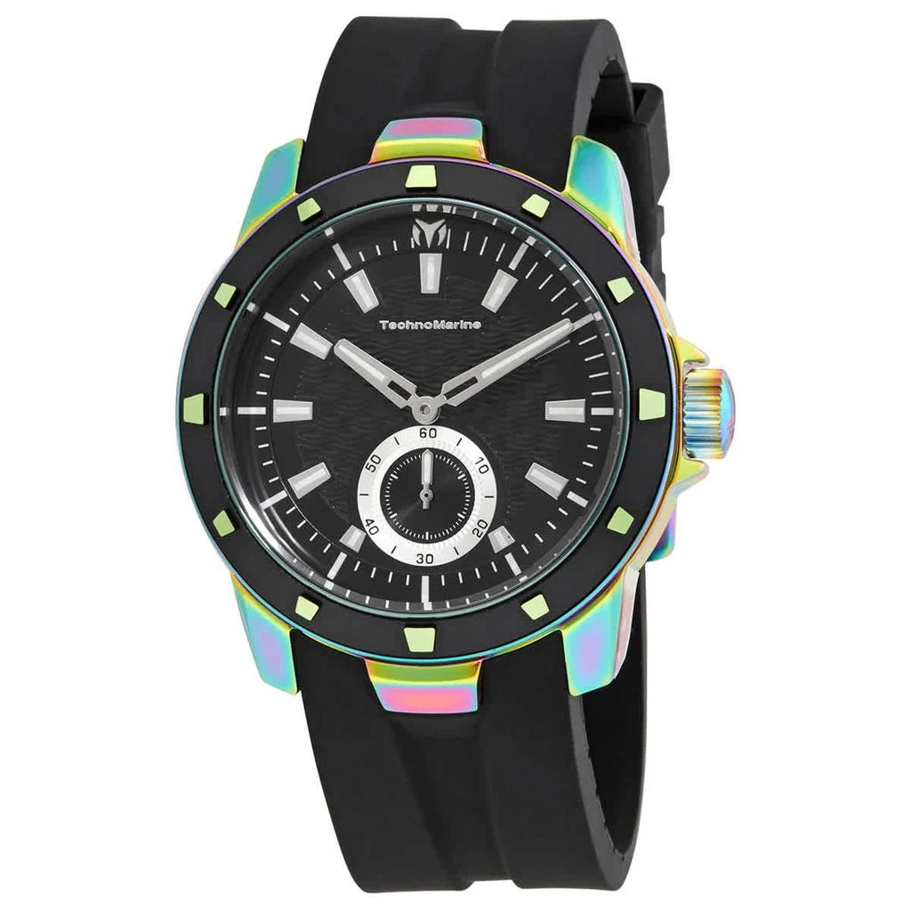 商品TechnoMarine|UF6 Quartz Black Dial Men's Watch TM-621007,价格¥812,第1张图片