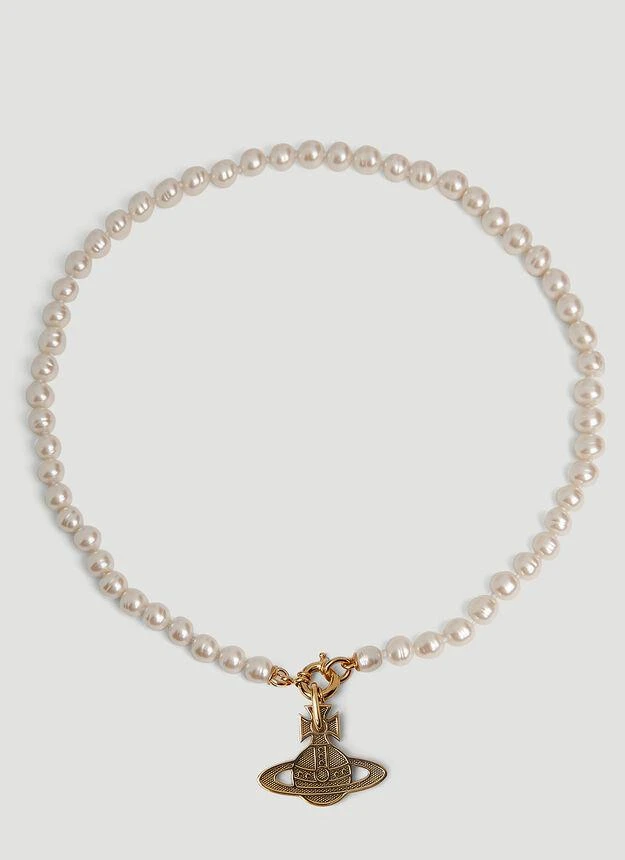 商品Vivienne Westwood|Hilarios Pearl Necklace in Gold,价格¥2067,第1张图片