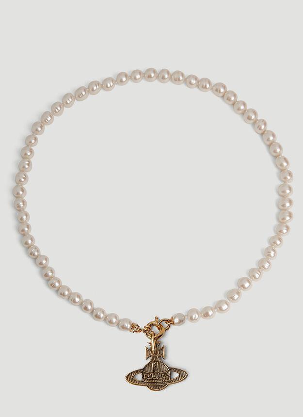 商品Vivienne Westwood|Hilarios Pearl Necklace in Gold,价格¥1550,第1张图片