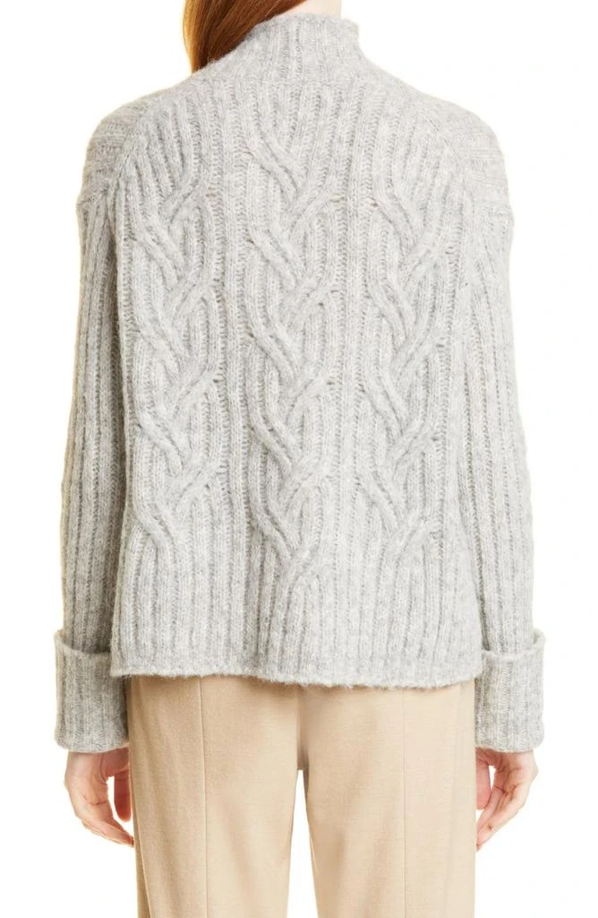 商品Vince|Mirrored Cable Turtleneck Sweater,价格¥1969,第2张图片详细描述