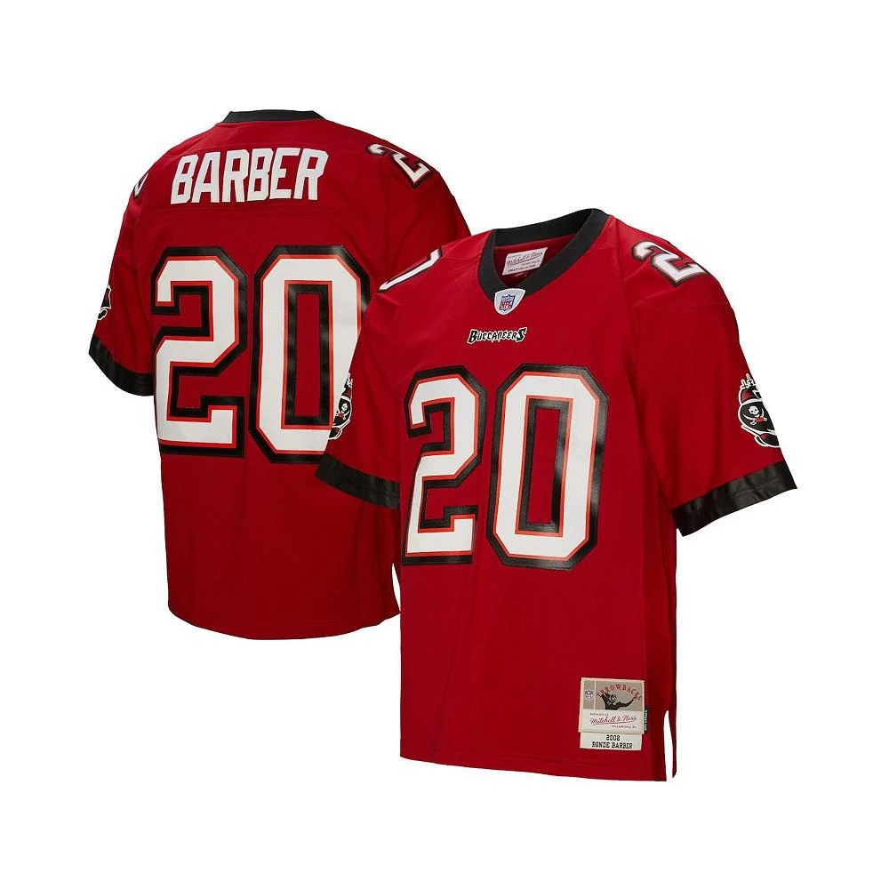 商品Mitchell & Ness|Men's Ronde Barber Red Tampa Bay Buccaneers 2002 Legacy Retired Player Jersey,价格¥1197,第1张图片