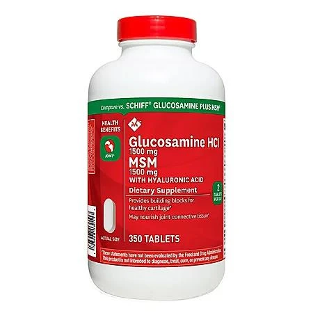 商品Member's Mark|Member's Mark Glucosamine HCI + MSM Dietary Supplement (350 ct.),价格¥74,第1张图片