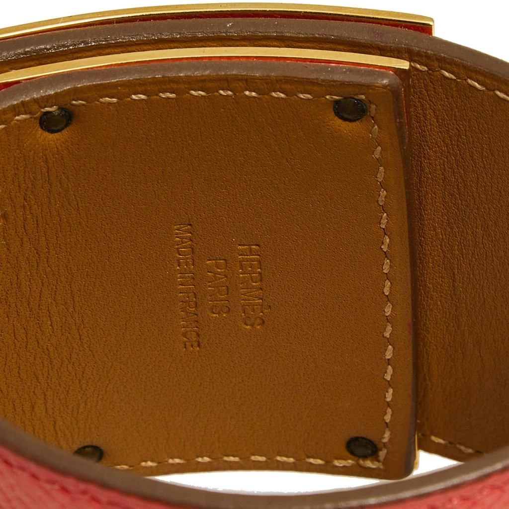 Hermes Kelly Dog Epsom Leather Gold Tone Metal Bracelet S 商品