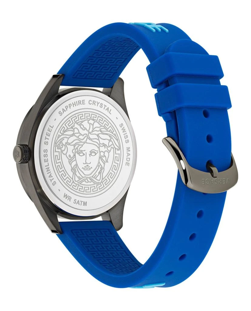 商品Versace|V-Vertical Silicone Watch,价格¥3365,第3张图片详细描述